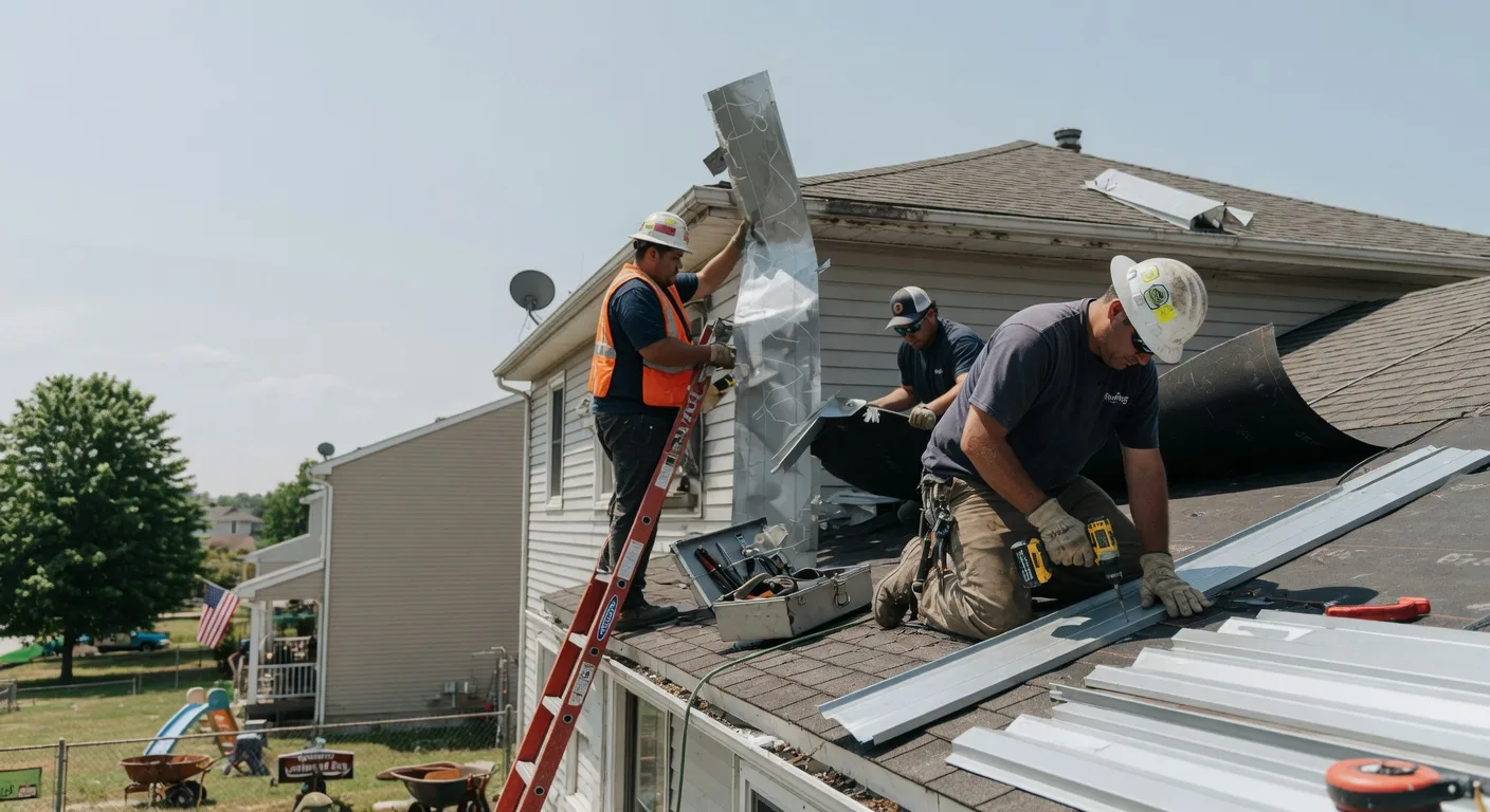 Metal Roof Repair in Portland, PA